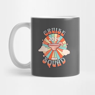 Retro Cruise Squad 2024 Vacation Mug